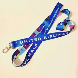 NYRR NYC Half Blue Breakaway Lanyard